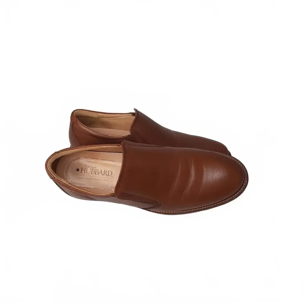 Samuel Hubbard Men's‎ Frequent Traveler Loafers Cognac Leather Size 8